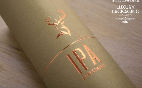 Premium cardboard drinks tube at the Luxury Packaging awards